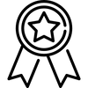 Hochwertig icon