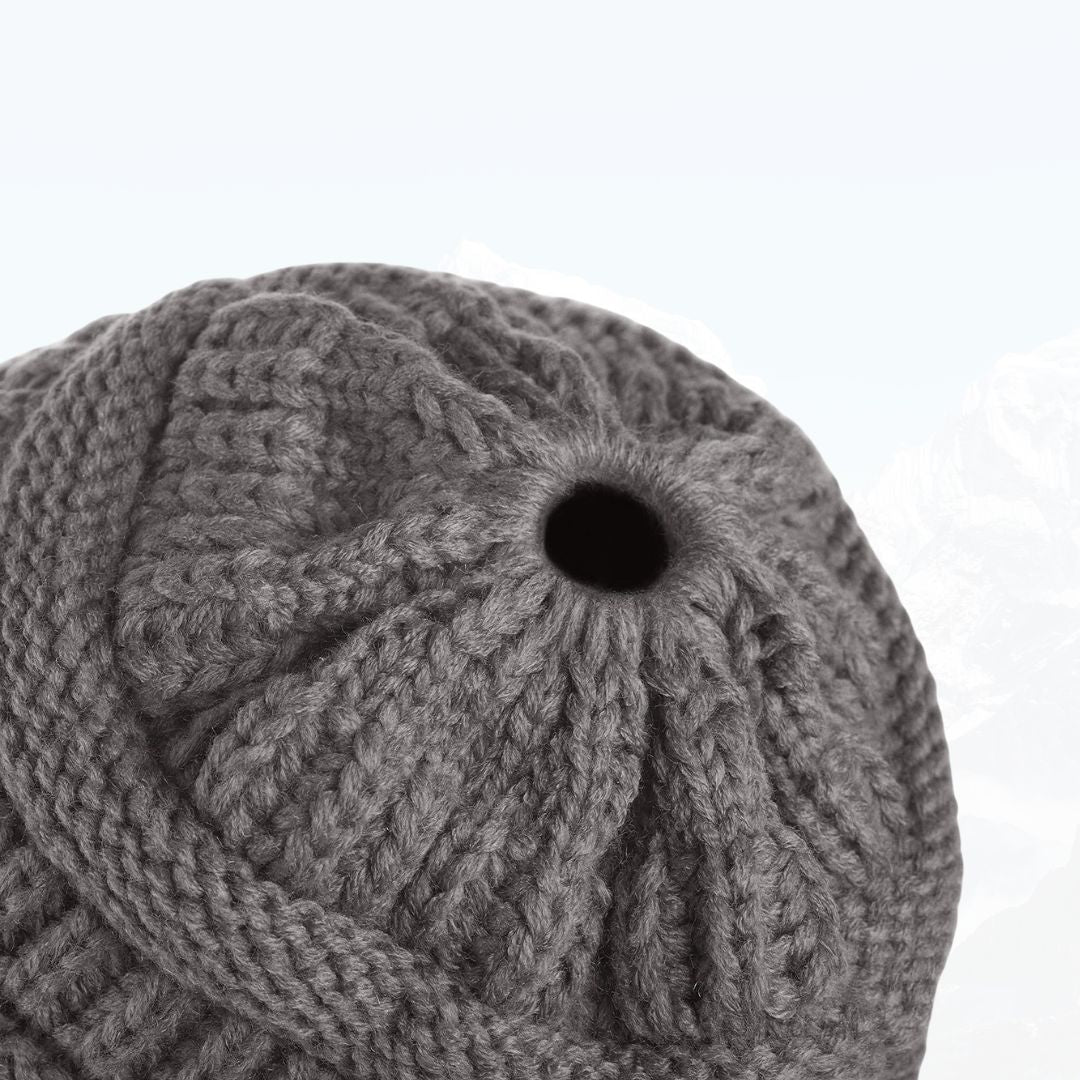 Gipfelfreund® Zopfloch-Mütze