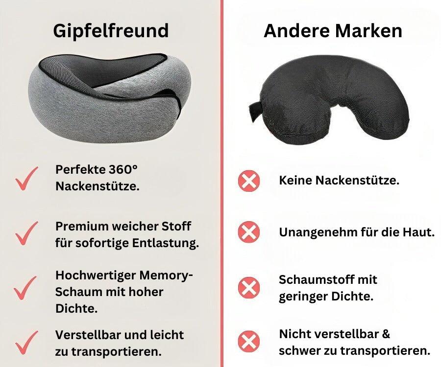 Gipfelfreund nackkudde