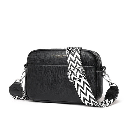 Leder-Schultertasche im Crossbody-Stil