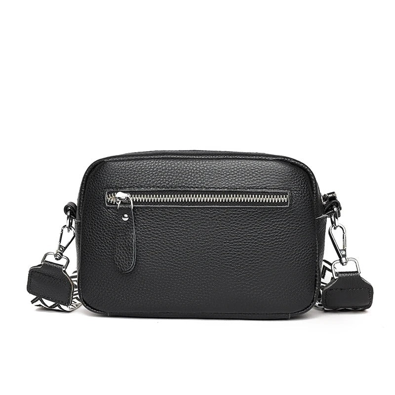 Leder-Schultertasche im Crossbody-Stil