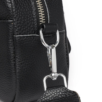 Leder-Schultertasche im Crossbody-Stil